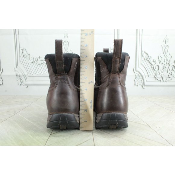 LL Bean Brown Leather Rugged Traverse Insulated Chelsea Trail Boots 11 M - Picture 9 of 10
